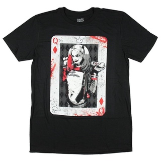 [S-5XL]ส่งเร็ว เสื้อยืดลําลอง แขนสั้น พิมพ์ลาย Harley Quinn Queen เข้ากับทุกการแต่งกาย สําหรับผู้ชาย 464787