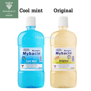 มายเซพติค มายบาซิน น้ำยาบ้วนปาก 750 มล. Myseptic Mybacin