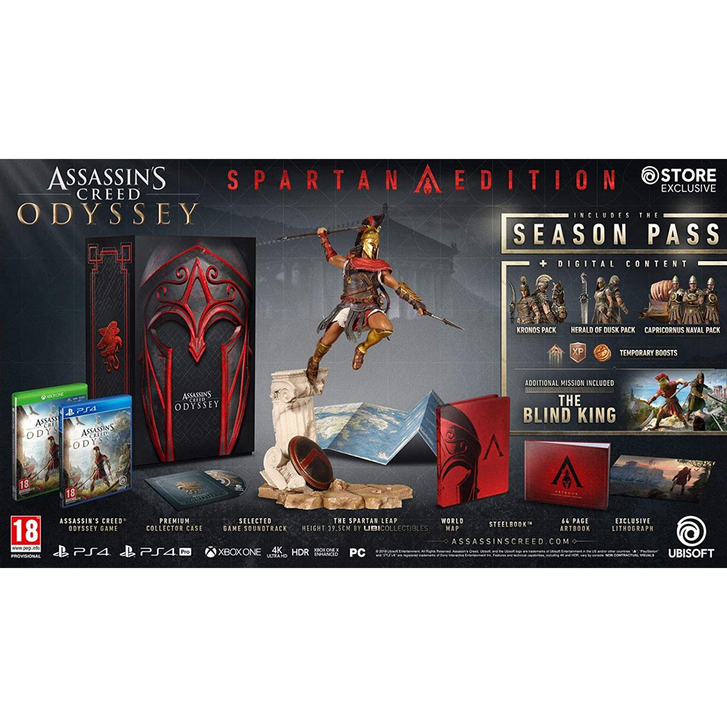 ชุดสะสม ASSASSIN'S CREED ODYSSEY SPARTAN EDITION
