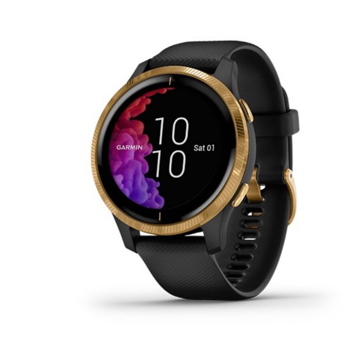มือสองGarmin Venu GPS smart watch- Thai menu สีดำกรอบทอง