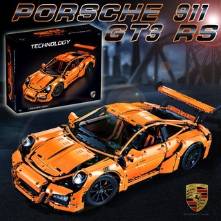 Degao 3368 Porsche 911gt3 บล็อคตัวต่อรถสปอร์ต ของเล่นสําหรับเด็ก 42056