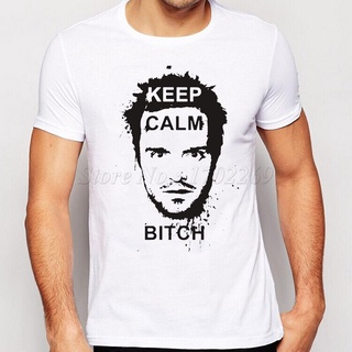 เสื้อยืดแขนสั้น พิมพ์ลาย Jesse Pinkmans Breaking Bad Keep Calm Science Bitch แฟชั่นสําหรับผู้ชาย