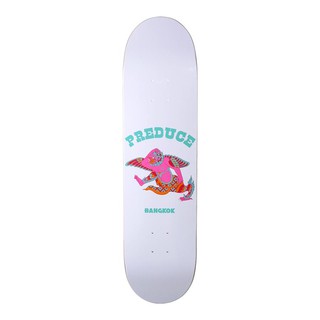 Preduce | 8.0" x 31.75" TRK Parn Bin White Skateboard Deck