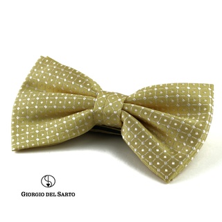 GIORGIO DEL SARTO Two-Fold Silk Bow Tie โบว์ไทผ้าไหมสองจีบ #16