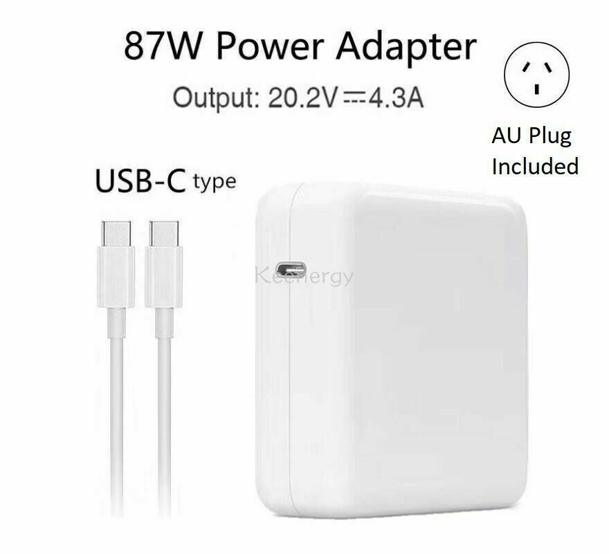 61W 87W อะแดปเตอร์สําหรับ A1707 13 "A1706 A1708 2016 MacBook USB-C ประเภท C Power Charger สําหรับ Ap