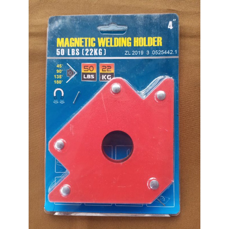 แม่เหล็กจับฉาก 4 นิ้ว 50 LBS 22KG