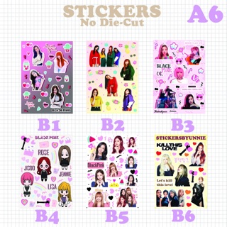 สติ๊กเกอร์ BLACKPINK (No Die-cut) ขาวมัน A6