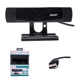 กล้องเว็ปแคม Oker A455 Full HD USB 2.0 Black