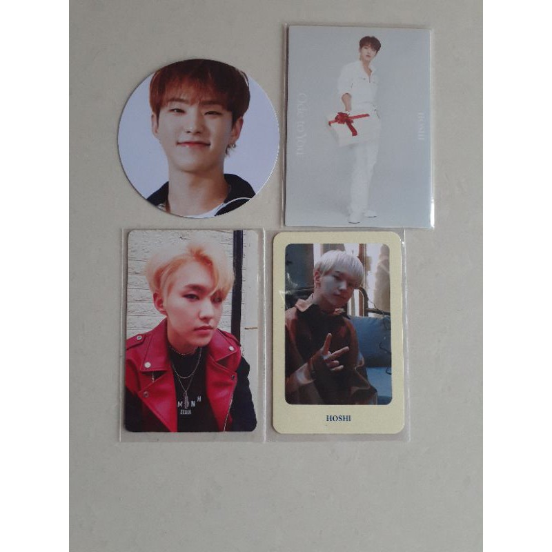 การ์ดสะสม Seventeen hoshi photocard ode to you, feen age, semcolon,ode to you