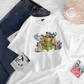 Cartoon Cute Animal Printing Summer Harajuku Women Short Sleeves Top Tee Shirt for Women T Shirts Female Kwaii Tshirt Korean Tops