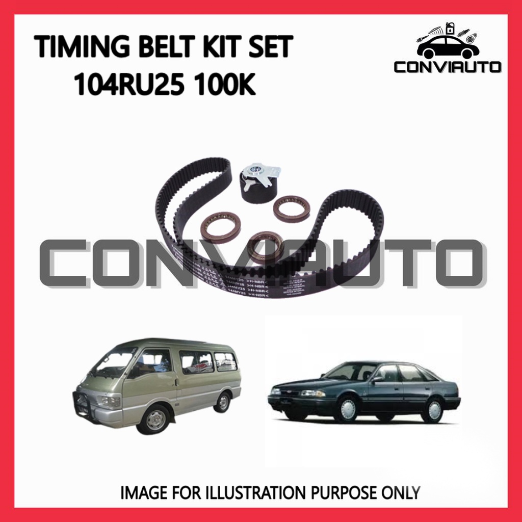 MAZDA E1400 E1800 FORD TELSTAR 1.8 88-92 TIMING BELT SET 100,000KM CONVIAUTO