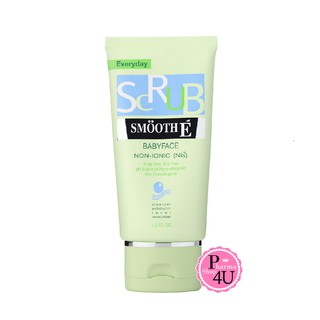 Smooth E BabyFace Scrub Facial Foam โฟมล้างหน้าสคลับลดสิวเสี้ยน ควบคุมความมัน มีทุกขนาด