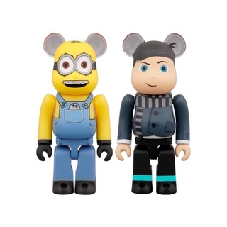 (ของแท้) BE@RBRICK OTTO &amp; YOUNG GRU 100％ Minions  (Bearbrick)