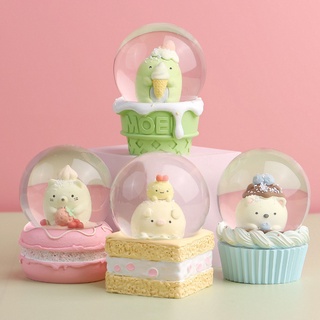 ลูกบอลคริสตัล Sumikko Gurashi พร้อมไฟน่ารัก เหมาะกับของขวัญวันเกิด สําหรับเด็ก