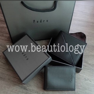 Pedro Leather Bifold Wallet กระเป๋าสตางค์ใบสั้น