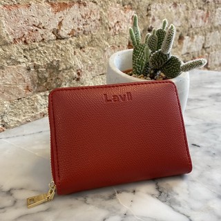 Lavii - LiLa wallet กระเป๋าสตางค์ใบสั้น สีแดง