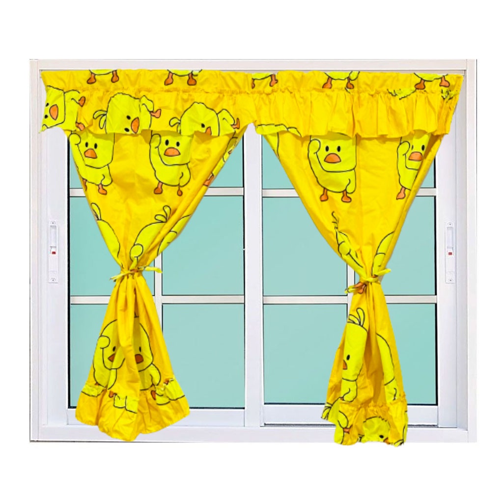 ผ้าม่านหน้าต่างบานเดี่ยว บานคู่ พร้อมอุปกรณ์ติดตั้ง - รูปที่ 4