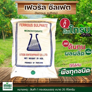 ธาตุเหล็ก Ferous Sulfate Monohydrate (30%Fe) ***บรรจุ 25กิโลกรัม***