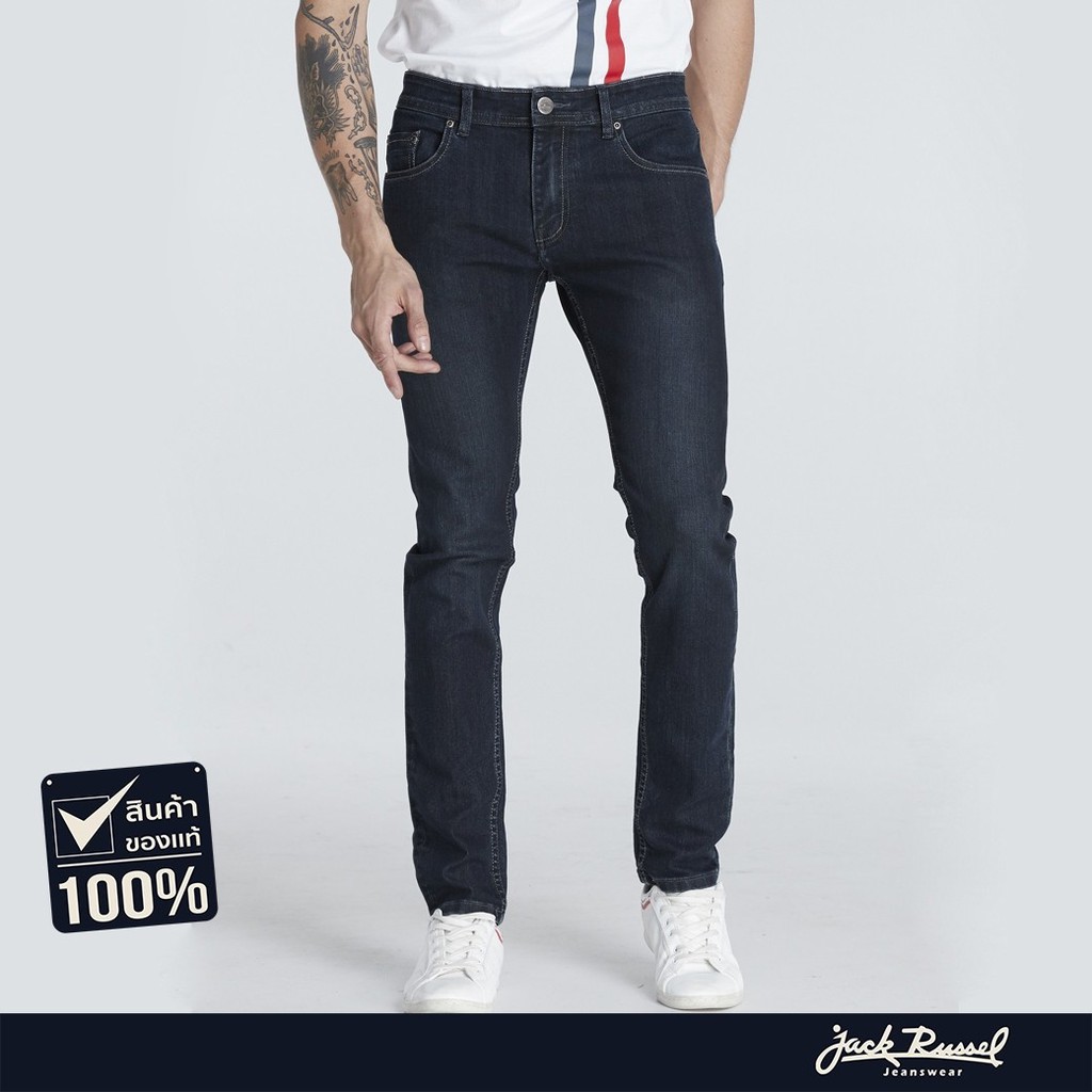 JACK RUSSEL กางเกงยีนส์ J5002 ทรงเดฟธรรมดา Skinny-Fit