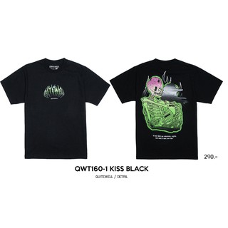 เสื้อยืดโอเวอร์ไซส์QWT160-1 SKULL BLACKS-3XL