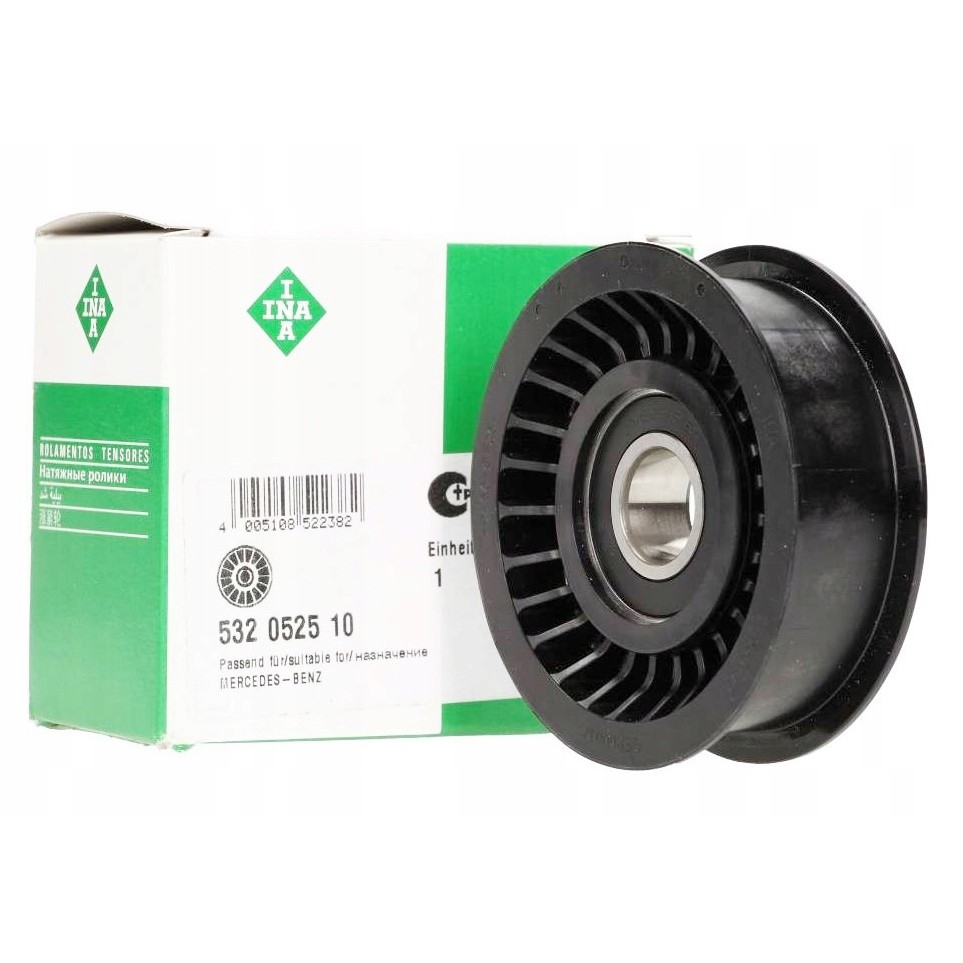BENZ ลูกรอกสายพาน(เรียบ) (เครื่อง M272) W203 W219 W211 R171 เบอร์ 272 202 01 19 ยี่ห้อ INA 532 0525 