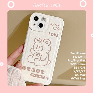 [พร้อมส่ง] เคสโทรศัพท์มือถือหนัง กันกระแทก ลาย Tik Tok สําหรับ Apple iPhone 14 13 12 11 PROMAX XS XR XSMAX SE2020 6 7 8PLUS MINI