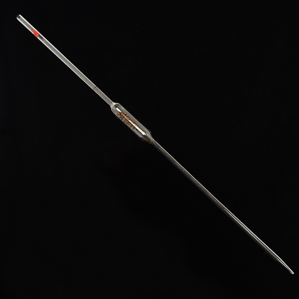 ปิเปตโปร่งกลาง 10 มิลลิลิตร (Volumetric Pipette, Transfer Pipette 10 ml.)