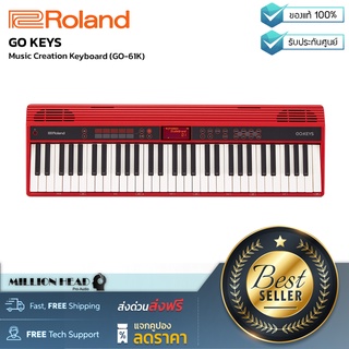 Roland : GO KEYS by Millionhead (คีย์บอร์ดแบบพกพาสะดวก เหมาะแก่การเล่นที่ไหนก็ได้ ใช้งานไร้สายได้ 61 Full-Size Keys)