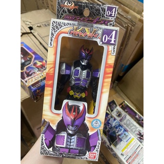 Bandai Action Figure Masked Rider Kiva 04 Dogga Form Purple Vinyl โมเดล ซอฟ ไวนีล มดแดง คิวา ม่วง