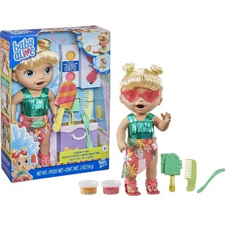 Baby Alive Sunshine Snacks Doll, Eats and "Poops," Waterplay Doll, Blonde Hair ตุ๊กตาเบบี้อะไลพ์