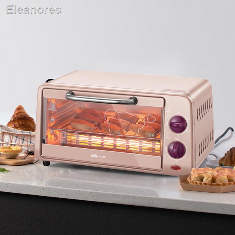 ลด 50% ในร้านค้า♀▧เตาอบไฟฟ้า Bear electric oven small 10L household baking cake multifunctional large capacity oven A09A