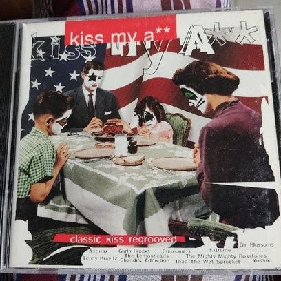 แผ่น CD US Press Kiss my a** มีดอกกินบลอสซั่ม Anthrax หัวมะนาว คางคก และอื่น ๆ
