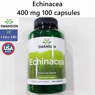 เอ็กไคนาเซีย Echinacea 400 mg 100 capsules - Swanson