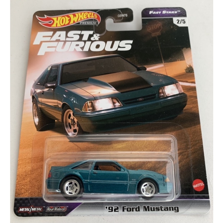 Hot Wheels Premium '92 Ford Mustang Fast Furious 9