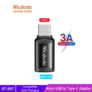 Mcdodo  Micro Usb To Type C อะแดปเตอร์ชาร์จไว 3A CA-997