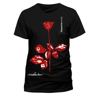 เสื้อยืดผ้าฝ้ายพิมพ์ลายแฟชั่น เสื้อยืด Depeche Mode Violator สําหรับผู้ชาย