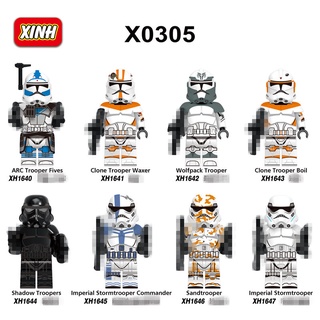 โมเดลบล็อกตัวต่อ Star model Wars Series Troopers X0305 ขนาดเล็ก