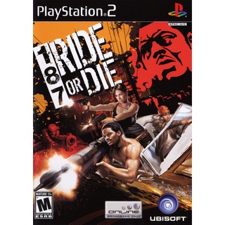 187 Ride or Die (USA) PS2 แผ่นเกมส์ps2 แนวขับรถยิงต่อสู้, Shooter แผ่นเกมเพล2 แผ่นps2