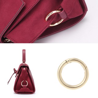 ❤❤Round Ring Circle Spring Snap For DIY Keyring Hook Bag Buckle Handbag Purse