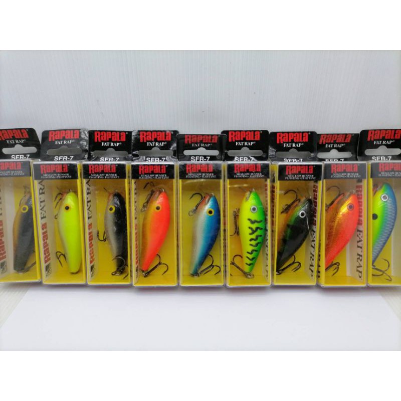 เหยื่อ​Rapala​ FAT​ RAP​  7​ CM.