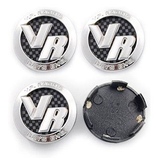 4ชิ้น ฝาครอบดุมล้อ ดุมล้อ Rays VR VOLK RAYS  TE37 CE28  52 mm./ 55 mm. TW52