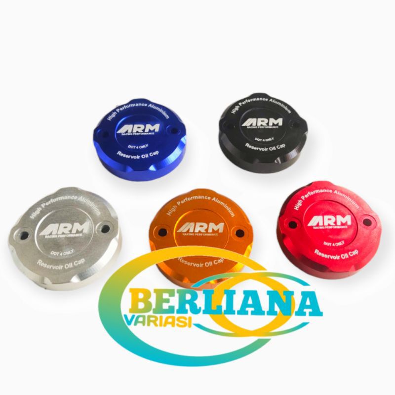 ฝาปิด RESERVOIR CAP BREMBO BIG LID BRAKE OIL TUBE BIG ALUMINIUM FULL CNC