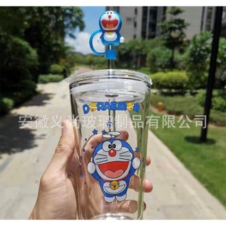 แก้วใส สุดสวย โดเรม่อน Doraemon Glass Tumbler 
วัสดุเป็นแก้วใส หนา คุณภาพดี