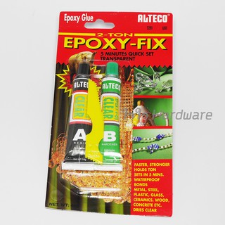 ALTECO กาว Epoxy A+B สีใส กาวอีพ๊อกซี่ 2 ตัน แห้งเร็วใน 5 นาที I25-02