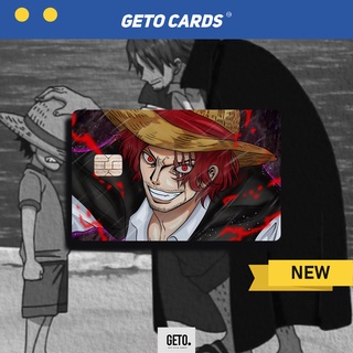 สติกเกอร์โฮโลแกรมพิเศษ ลายการ์ตูนอนิเมะ One Piece RED สําหรับติดตกแต่ง | Getocard GETO CARDS