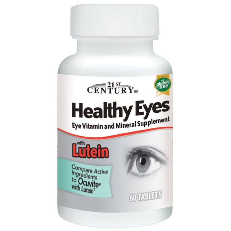 พร้อมส่ง วิตามินบำรุงสายตา 21st Century Healthy Eyes with Lutein 60 caps