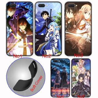 47NO Anime Sword Art Online Silicone Case Soft Cover OPPO A1 A3S A5 A5S A7 A7X AX5s