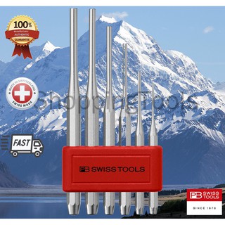 PB Swiss Tools ชุดเหล็กส่ง ส่งสลัก ส่งปิ๊น รุ่น PB 750 BL (6 ตัว/ชุด) เบอร์ 2-7 ของแท้ 100%