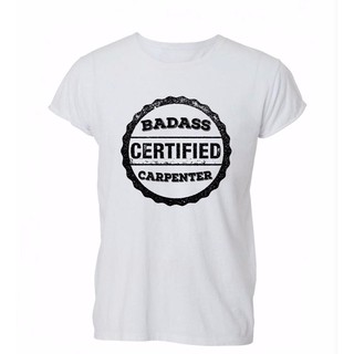 เสื้อยืด ผ้านีออน พิมพ์ลาย Badass Carpenter Joiner Dad สําหรับผู้ชาย