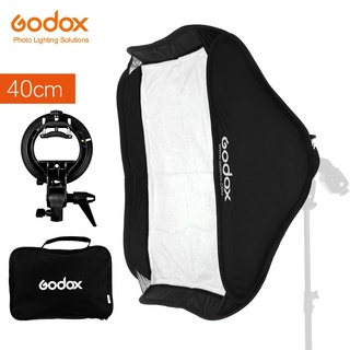 Godox Speedlight Flash Softbox 40 ซม. * 40 ซม. + ชุดเมาท์โบเวน ชนิด S